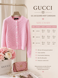Fine Fabric Jacquard Cardigan