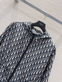 Jacquard Hooded Jacket