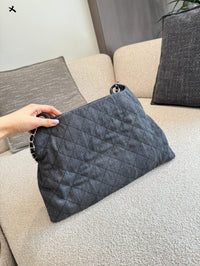 Denim Messenger Bag