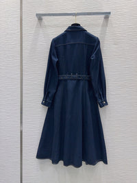 26S Denim Midi Dress