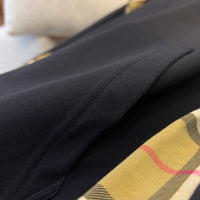 Vintage Check Panel Hoodie