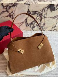 Hug Suede Shoulder Bag