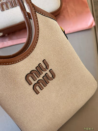 Canvas Leather Ivy Tote Bag