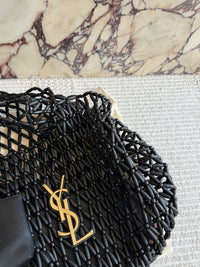 Icare Beaded Wood Tote
