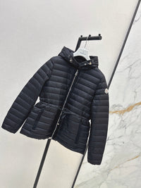 26S Raie Hooded Short Down Jacket