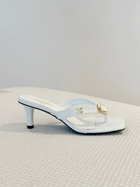 Camellia Thong Mules