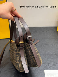 Zip Top Jacquard Shoulder Bag