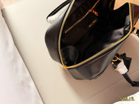 Matelassé Leather Top-Handle Bag