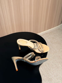 Caovilla Chandelier Heeled Mules