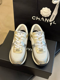 Logo Metallic Trainers