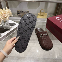 26S Horsebit Suede Mules