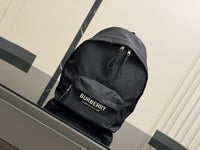 Logo Print Nylon Backpack