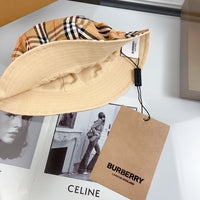 Reversible Check Bucket Hat