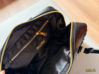 Matelassé Leather Top-Handle Bag