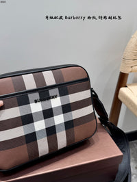 Vintage Check Camera Bag