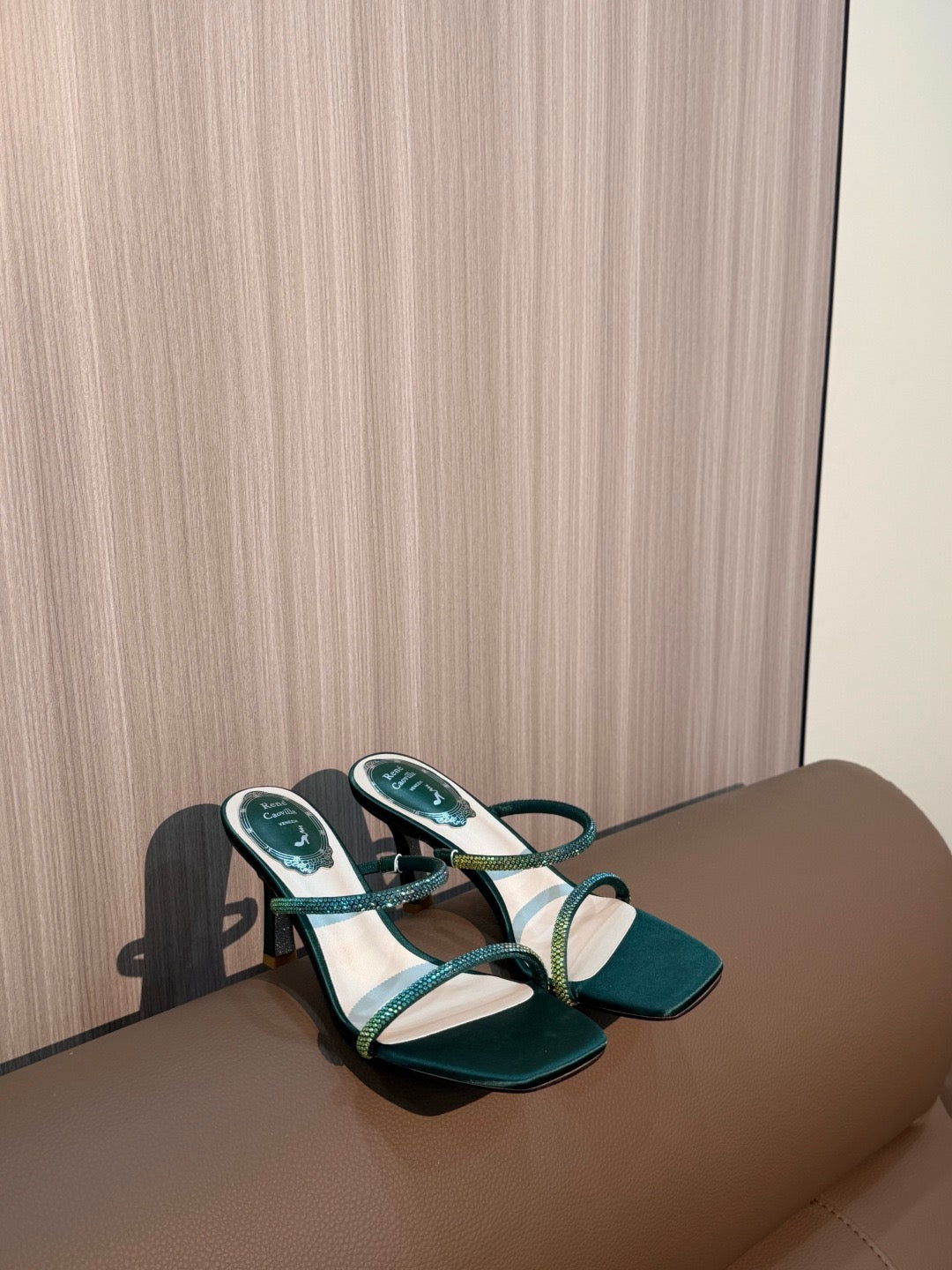 Caovilla Rhinestone Chandeliers Mules