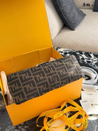 Jacquard Baguette Bag