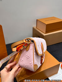 Diane Monogram Denim Pink