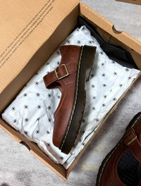 Mary Jane Floral Strap Shoes