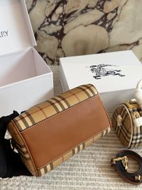 Mini Check Bowling Bag