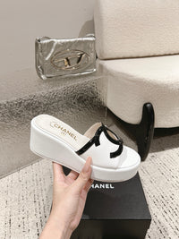 Platform Slide Sandals