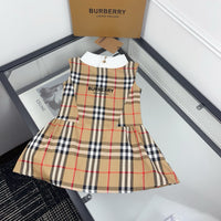 Vintage Check Dress with Peter Pan Collar