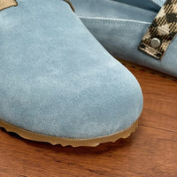 Check Suede Urchin Clogs