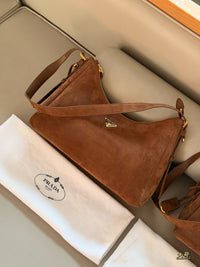Suede Aimée Shoulder Bag