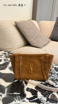 Niki Suede Shoulder Bag