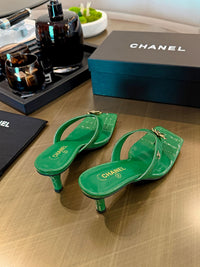 Camellia Thong Mules