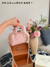 Nano Speedy Monogram Empreinte Leather