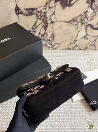 Mini Rectangle Flap Bag Velvet