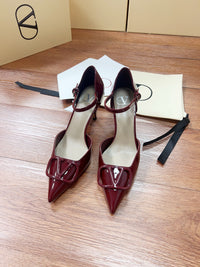 Signature D'Orsay Patent Leather Pumps