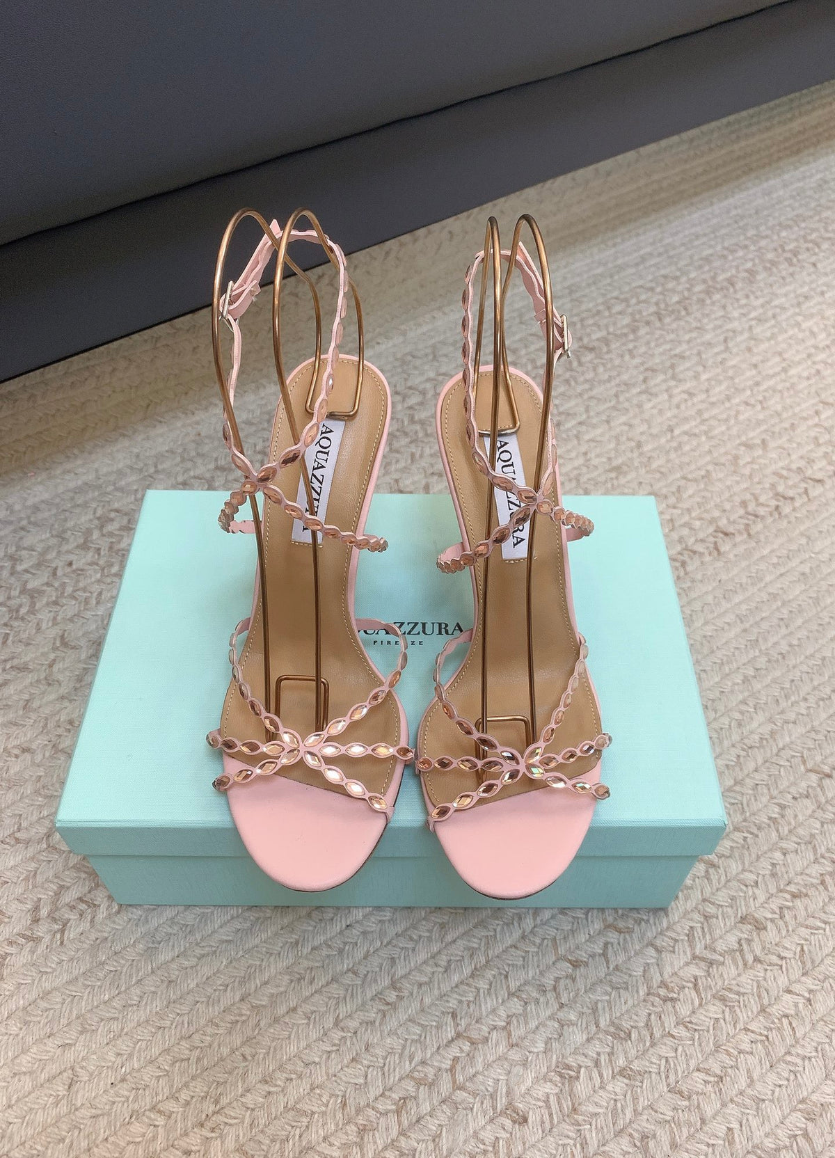 Tequila Embellished Leather Sandals