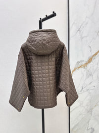 Quilted Hooded Cape