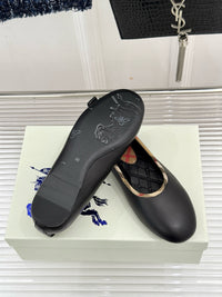 26WF Check Ballet Flats