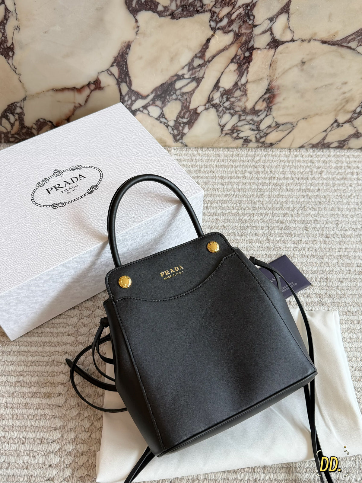 Carry Mini Leather Top-Handle Bag
