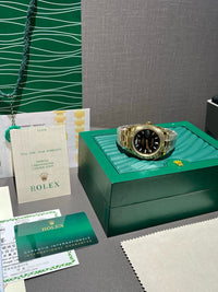 Day-Date 36 Yellow Gold Black Dial