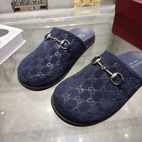 26S Horsebit Suede Mules