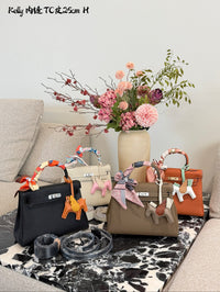 Kelly 25 Bag Craie Togo Leather
