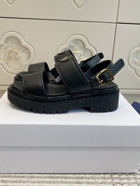 Leather Platform Sandals