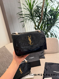 Niki Leather Bag Black