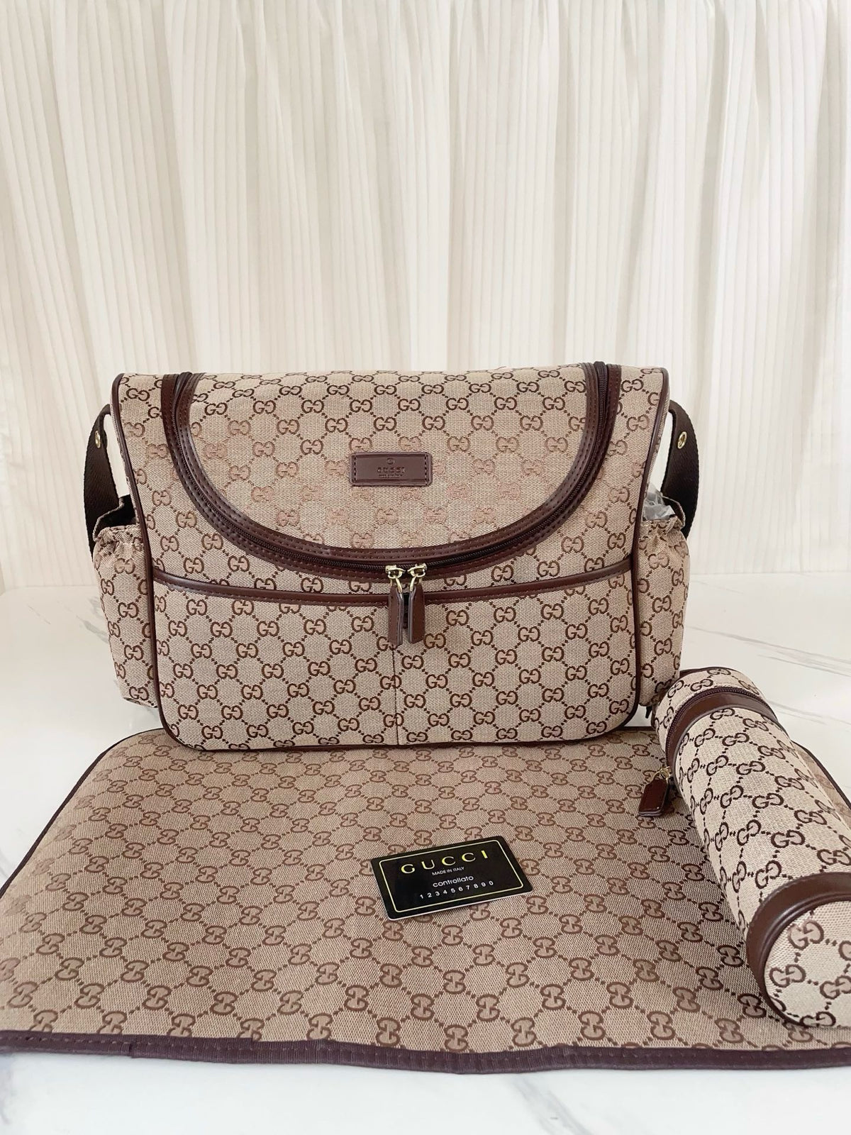 Monogram Nursery Bag Set