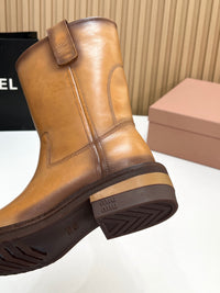 Foule Leather Booties