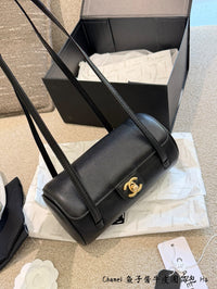 26P Preppy Coco Cylinder Bowling Bag