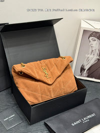 Suede Loulou Shoulder Bag