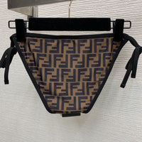 Monogram Triangle Bikini Set