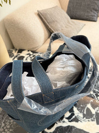 Large Cabas Denim Tote