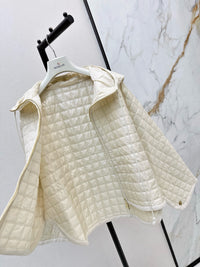 Quilted Hooded Cape