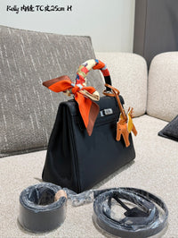 Kelly 25 Bag Craie Togo Leather